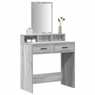 vidaXL Τραπέζι περιποίησης Γκρίζο Σονομα 79x41x140cm