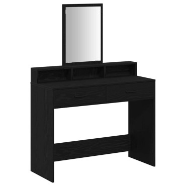 vidaXL Τραπέζι περιποίησης Μαύρη Οξυά 100x41x140cm