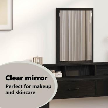 vidaXL Τραπέζι περιποίησης Μαύρη Οξυά 100x41x140cm