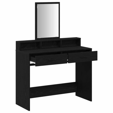 vidaXL Τραπέζι περιποίησης Μαύρη Οξυά 100x41x140cm