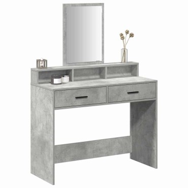 vidaXL Τραπέζι περιποίησης Σκυρόδεμα Γκρι 100x41x140cm