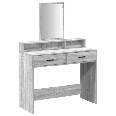 vidaXL Τραπέζι περιποίησης Γκρίζο Σονομα 100x41x140cm