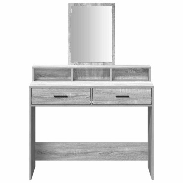 vidaXL Τραπέζι περιποίησης Γκρίζο Σονομα 100x41x140cm