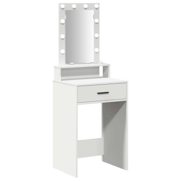 vidaXL Τραπέζι περιποίησης Λευκό 50x41x140cm Επεξεργασμένο Ξύλο