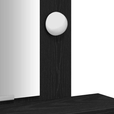 vidaXL Τραπέζι περιποίησης Μαύρο 50x41x140cm Επεξεργασμένο Ξύλο
