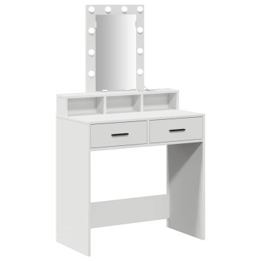 vidaXL Τραπέζι περιποίησης Λευκό 79x41x140cm Επεξεργασμένο Ξύλο