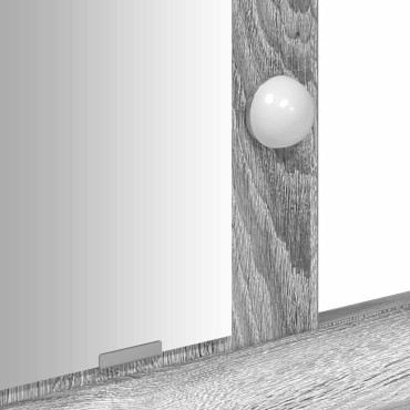 vidaXL Τραπέζι περιποίησης Γκρι 79x41x140cm Επεξεργασμένο Ξύλο