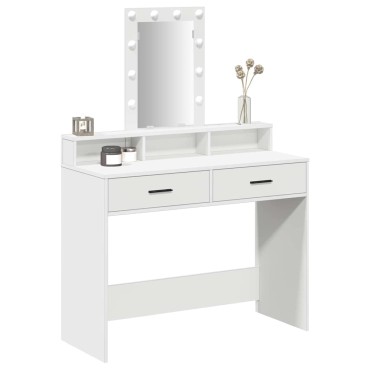 vidaXL Τραπέζι περιποίησης Λευκό 100x41x140cm Επεξεργασμένο Ξύλο