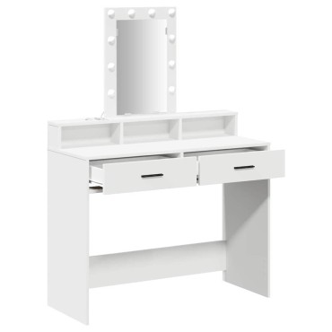 vidaXL Τραπέζι περιποίησης Λευκό 100x41x140cm Επεξεργασμένο Ξύλο