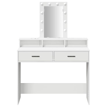 vidaXL Τραπέζι περιποίησης Λευκό 100x41x140cm Επεξεργασμένο Ξύλο