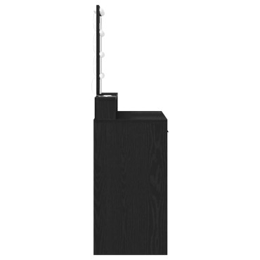 vidaXL Τραπέζι περιποίησης Μαύρο 100x41x140cm Επεξεργασμένο Ξύλο
