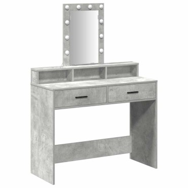 vidaXL Τραπέζι περιποίησης Γκρι 100x41x140cm Επεξεργασμένο Ξύλο