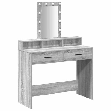 vidaXL Τραπέζι περιποίησης Γκρι 100x41x140cm Επεξεργασμένο Ξύλο