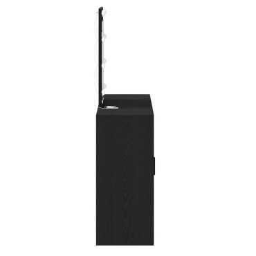 vidaXL Τραπέζι περιποίησης Μαύρο 102x33x135cm Επεξεργασμένο Ξύλο