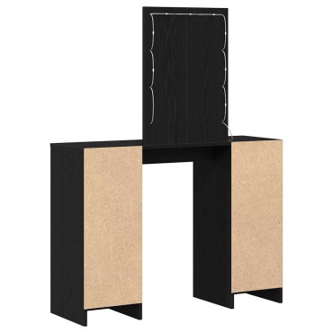 vidaXL Τραπέζι περιποίησης Μαύρο 102x33x135cm Επεξεργασμένο Ξύλο