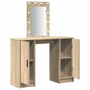 vidaXL Τραπέζι περιποίησης Καφέ 102x33x135cm Επεξεργασμένο Ξύλο