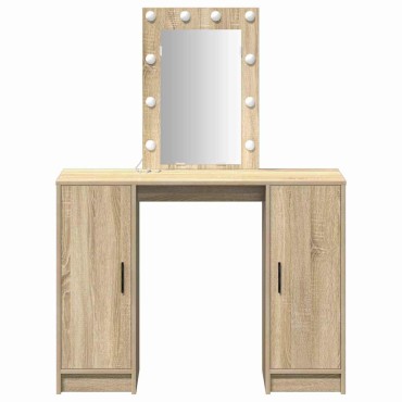 vidaXL Τραπέζι περιποίησης Καφέ 102x33x135cm Επεξεργασμένο Ξύλο