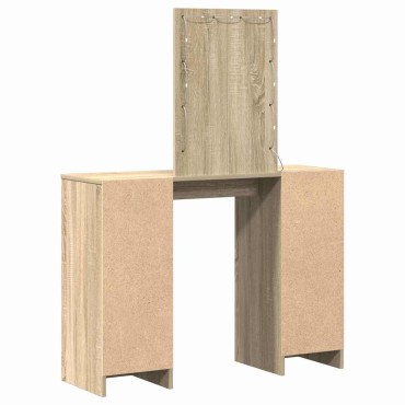 vidaXL Τραπέζι περιποίησης Καφέ 102x33x135cm Επεξεργασμένο Ξύλο