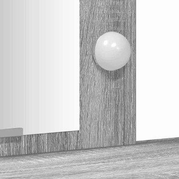 vidaXL Τραπέζι περιποίησης Γκρι 102x33x135cm Επεξεργασμένο Ξύλο