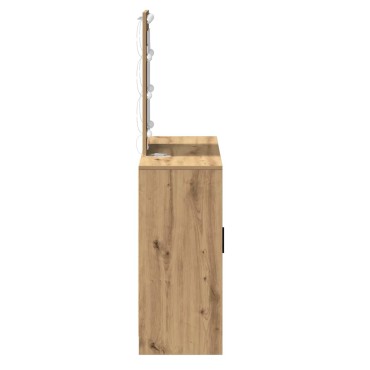 vidaXL Τραπέζι περιποίησης Καφέ 102x33x135cm Επεξεργασμένο Ξύλο