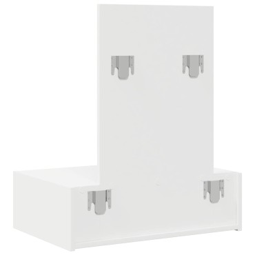 vidaXL Τραπέζι περιποίησης Λευκό 60x40x70cm Επεξεργασμένο Ξύλο