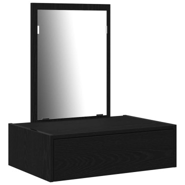 vidaXL Τραπέζι περιποίησης Μαύρο 60x40x70cm Επεξεργασμένο Ξύλο