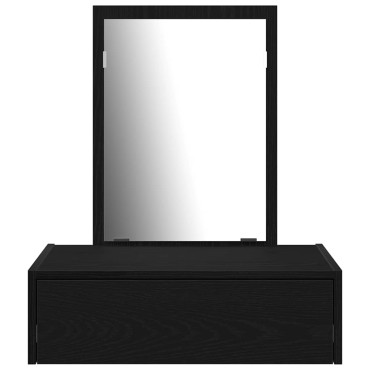 vidaXL Τραπέζι περιποίησης Μαύρο 60x40x70cm Επεξεργασμένο Ξύλο