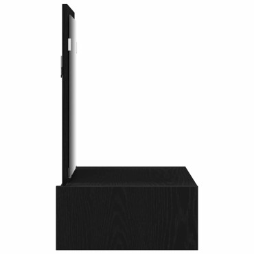 vidaXL Τραπέζι περιποίησης Μαύρο 60x40x70cm Επεξεργασμένο Ξύλο