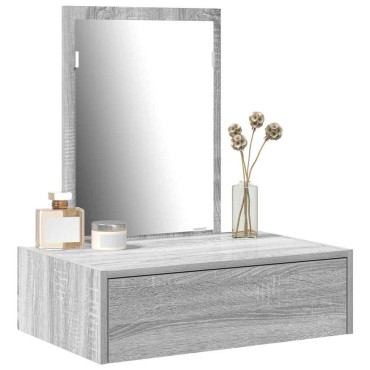 vidaXL Τραπέζι περιποίησης Γκρι 60x40x70cm Επεξεργασμένο Ξύλο