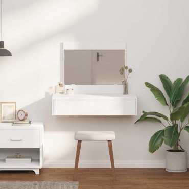 vidaXL Τραπέζι περιποίησης Λευκό 83x40x70cm Επεξεργασμένο Ξύλο