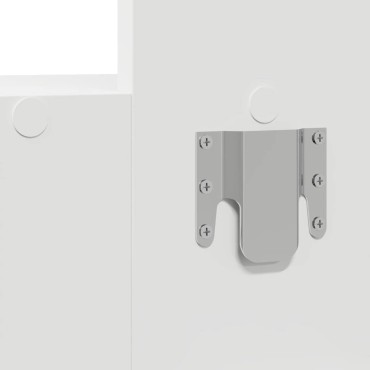 vidaXL Τραπέζι περιποίησης Λευκό 83x40x70cm Επεξεργασμένο Ξύλο