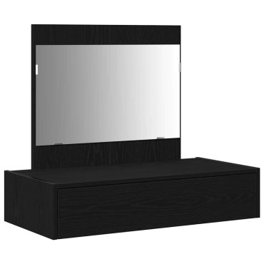 vidaXL Τραπέζι περιποίησης Μαύρο 83x40x70cm Επεξεργασμένο Ξύλο