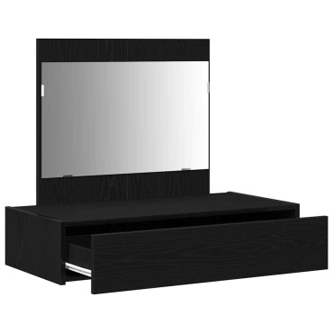 vidaXL Τραπέζι περιποίησης Μαύρο 83x40x70cm Επεξεργασμένο Ξύλο