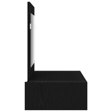 vidaXL Τραπέζι περιποίησης Μαύρο 83x40x70cm Επεξεργασμένο Ξύλο