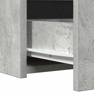 vidaXL Τραπέζι περιποίησης Γκρι 83x40x70cm Επεξεργασμένο Ξύλο