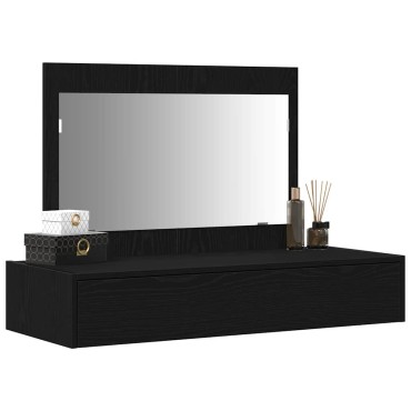 vidaXL Τραπέζι περιποίησης Μαύρο 100x40x70cm Επεξεργασμένο Ξύλο