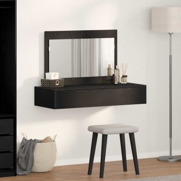 vidaXL Τραπέζι περιποίησης Μαύρο 100x40x70cm Επεξεργασμένο Ξύλο