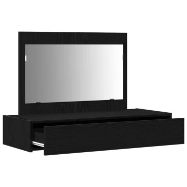 vidaXL Τραπέζι περιποίησης Μαύρο 100x40x70cm Επεξεργασμένο Ξύλο