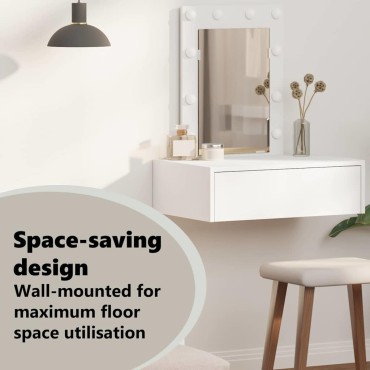 vidaXL Τραπέζι περιποίησης Λευκό 60x40x70cm Επεξεργασμένο Ξύλο