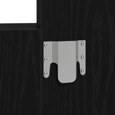 vidaXL Τραπέζι περιποίησης Μαύρο 60x40x70cm Επεξεργασμένο Ξύλο