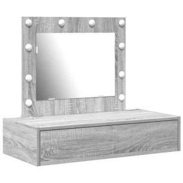 vidaXL Τραπέζι περιποίησης Γκρι 83x40x70cm Επεξεργασμένο Ξύλο