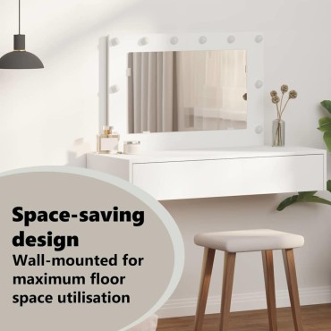 vidaXL Τραπέζι περιποίησης Λευκό 100x40x70cm Επεξεργασμένο Ξύλο