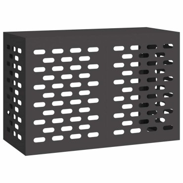 vidaXL Κάλυμμα κλιματιστικού Μαύρο 90 x 40 x 60 εκ