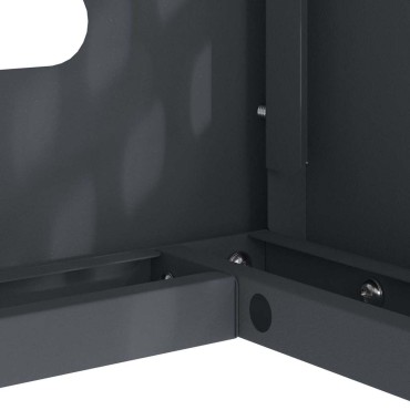vidaXL Κάλυμμα κλιματιστικού Ανθρακί 90 x 40 x 60 εκ Ατσάλι