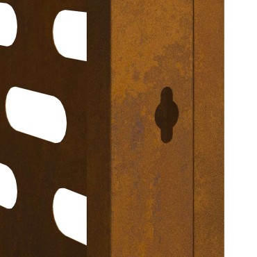 vidaXL Κάλυμμα κλιματιστικού Σκ rusty 90 x 40 x 60 εκ