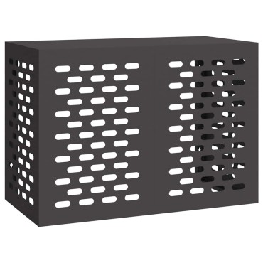 vidaXL Κάλυμμα κλιματιστικού Μαύρο 100 x 50 x 70 cm