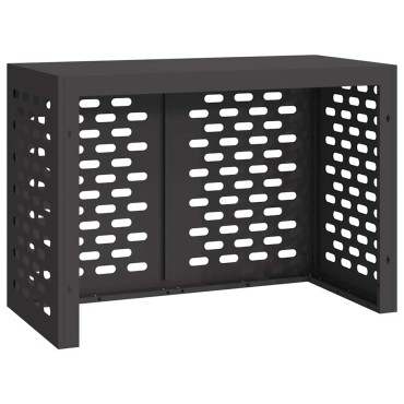 vidaXL Κάλυμμα κλιματιστικού Μαύρο 100 x 50 x 70 cm