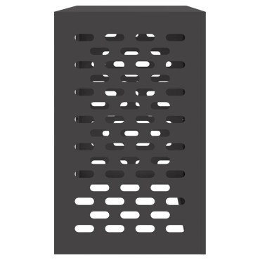 vidaXL Κάλυμμα κλιματιστικού Μαύρο 110 x 50 x 80 cm