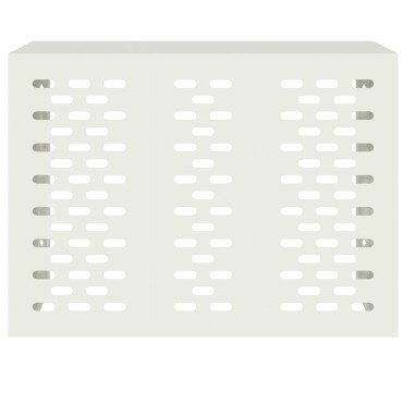 vidaXL Κάλυμμα κλιματιστικού Λευκό 110 x 50 x 80 cm