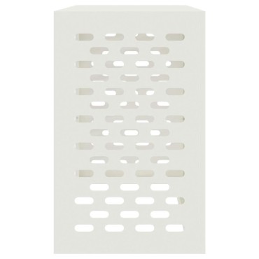 vidaXL Κάλυμμα κλιματιστικού Λευκό 110 x 50 x 80 cm